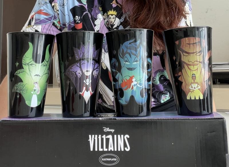 Disney Villains 4 Piece 1oz Mini Glass Set