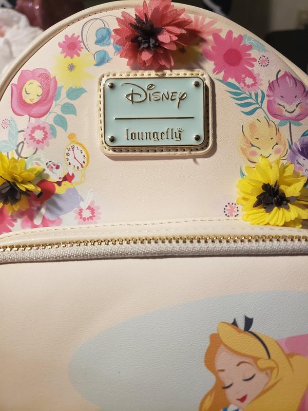 Loungefly Disney Alice in Wonderland Garden Flowers White Mini Backpack BoxLunch s-l400.jpg main image 4