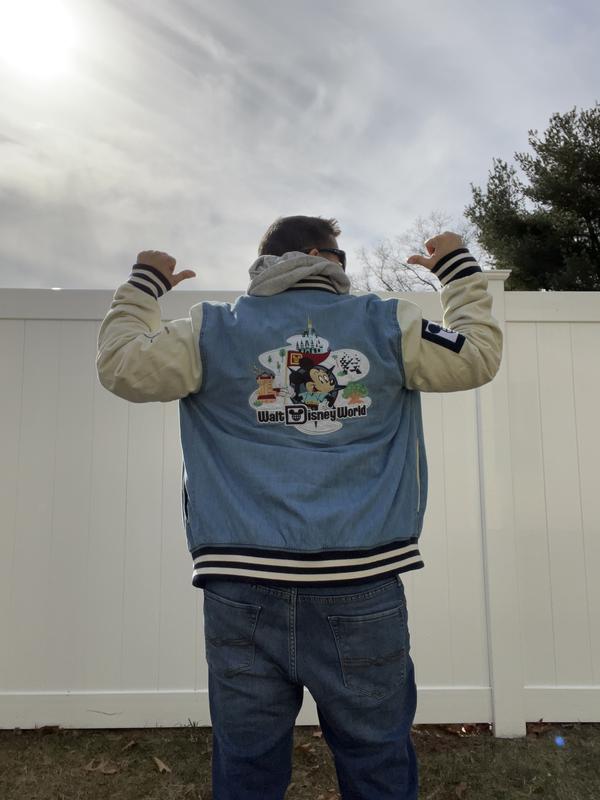 Disney letterman outlet jacket