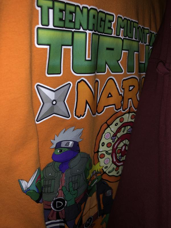 Teenage Mutant Ninja Turtles x Naruto Group Shot Youth T-Shirt - BoxLunch  Exclusive