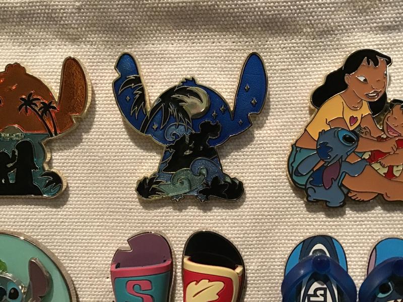 Disney Lilo & Stitch Surfing Stitch Silhouette Enamel Pin - BoxLunch  Exclusive
