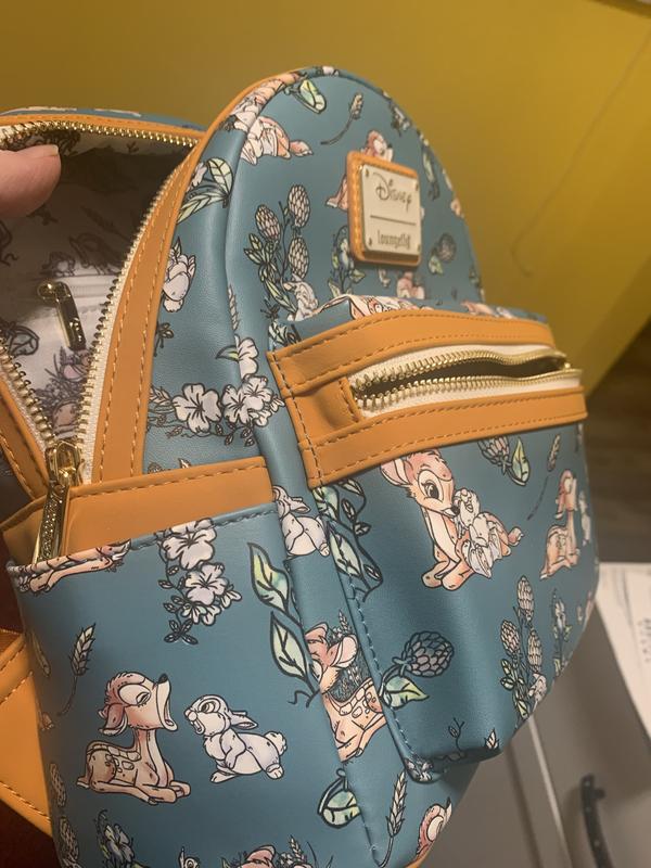 Loungefly Disney Bambi Forest Floral Mini Backpack LNGEFLY Loungefly Disney Bambi Forest Scene Mini Backpack  main image 2