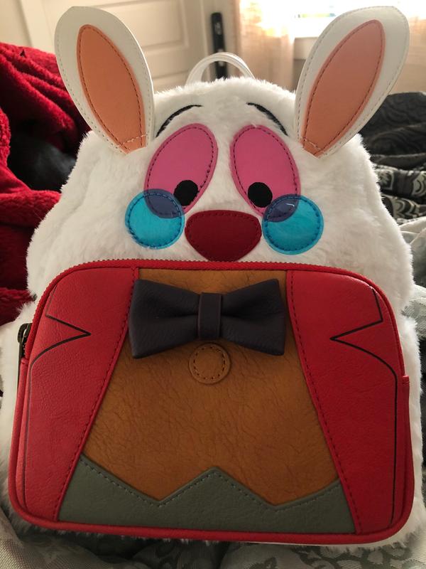 Loungefly Disney Alice in Wonderland White Rabbit Mini Backpack
