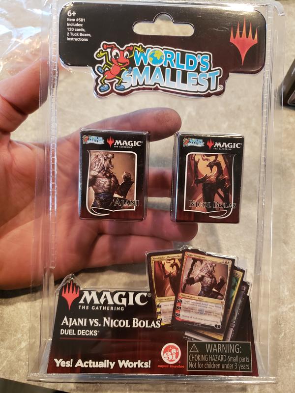  World's Smallest Magic: The Gathering Ajani VS. Nicol