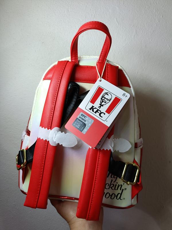 loungefly ケンタッキー KFC リュック KFC Chicken Bucket Sherpa Mini Backpack | Loungefly