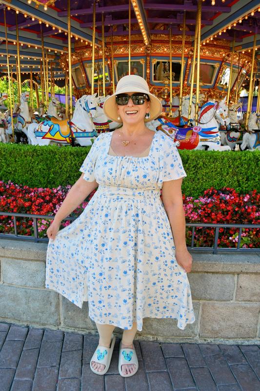 minnie mouse smocked dress Her Universe Disney Orange Allover Print Disney Mickey & Minnie Mouse
