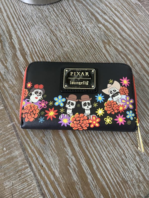 Loungefly Disney Pixar Coco Land of the Dead Family Small Zip