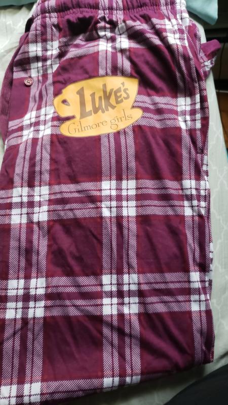 INTIMO Gilmore Girls Womens' Icons Toss Print Luke's Diner Stars Hollow  Pajama Pants