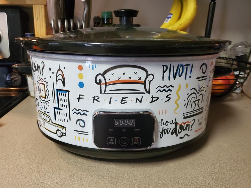 Friends 7 qt. White Digital Slow Cooker WBF-70 - The Home Depot