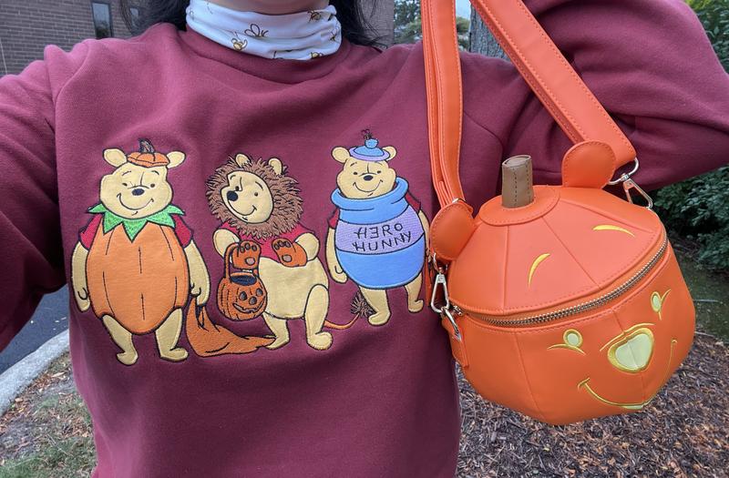 Loungefly Disney Winnie the Pooh Jack-o-Lantern Pooh Bear Figural