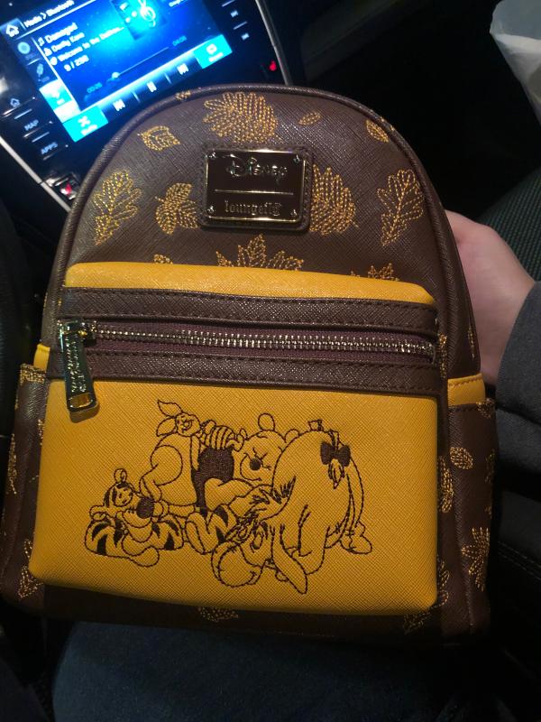 Loungefly Disney Winnie The Pooh Autumn Mini Backpack  display picture 1