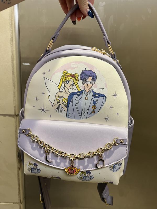 Sailor Moon Spiral Heart Moon Rod Mini Backpack - BoxLunch