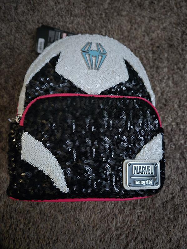 Loungefly Marvel Spider-Man Spider-Gwen Sequin Mini Backpack  display picture 1