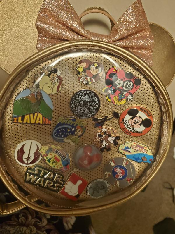 Loungefly Disney Mickey Mouse Pin Collector Mini Backpack