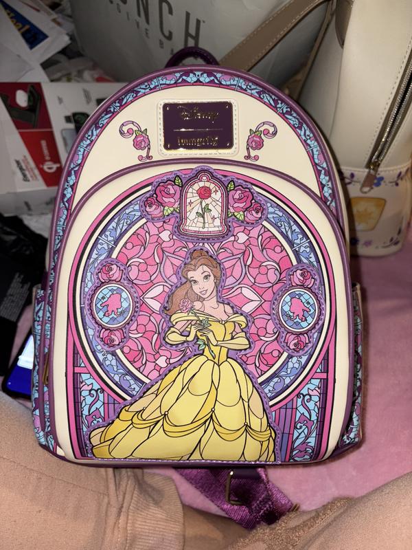 Loungefly Disney Beauty and the Beast Belle Stained Glass  display picture 1