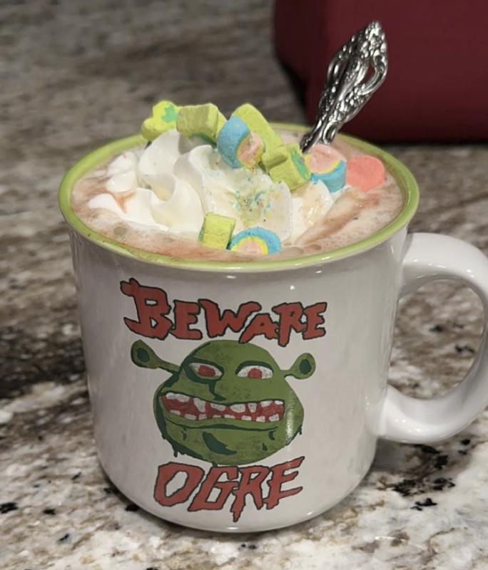 Shrek Beware Ogre 20oz Ceramic Camper Mug