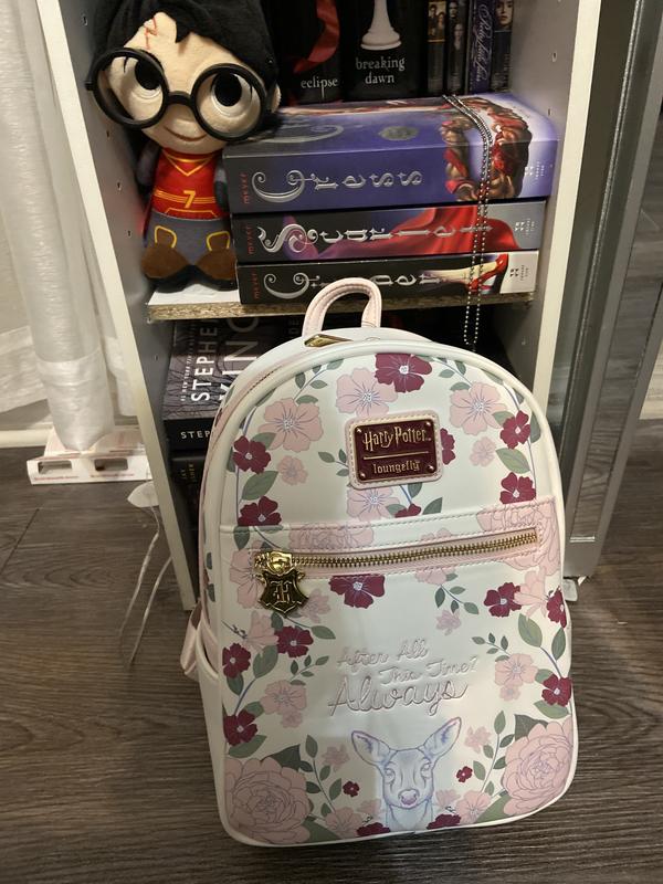 Loungefly Harry Potter After All This Time Always Floral Mini Backpack NWT