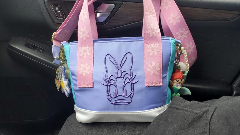Loungefly Disney Daisy Duck 85th Anniversary Daisy Mini Tote