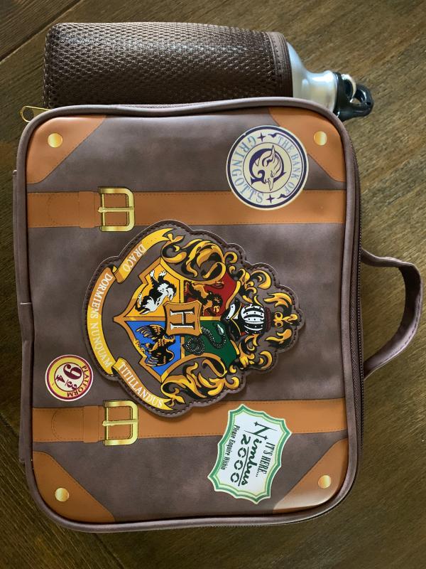 Harry Potter Lunch Box Hogwarts Reversible Sequin Insulated Lunch Bag Tote