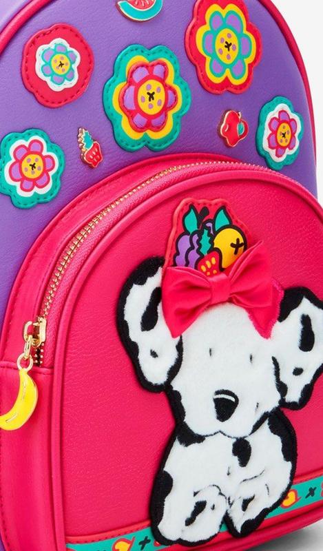 Sanrio Spottie Dottie Floral Color Block Mini Backpack  display picture 3
