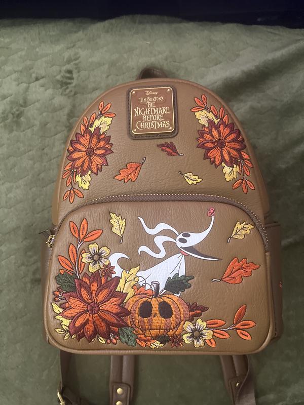 Loungefly L'Étrange Noël de Monsieur Jack [Disney] : Mini sac à dos Jack Skellington Tête de Citrouille Light Up pas cher