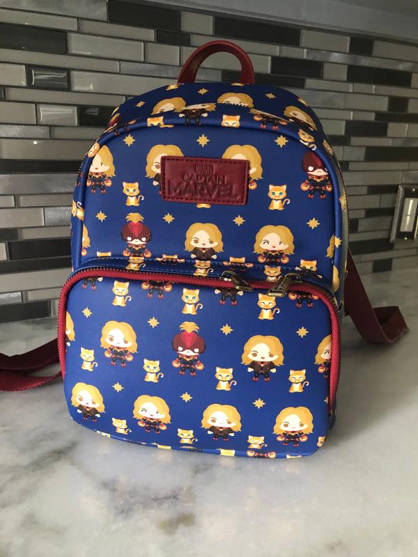 Loungefly Marvel Captain Marvel Mini Backpack - BoxLunch  display picture 3