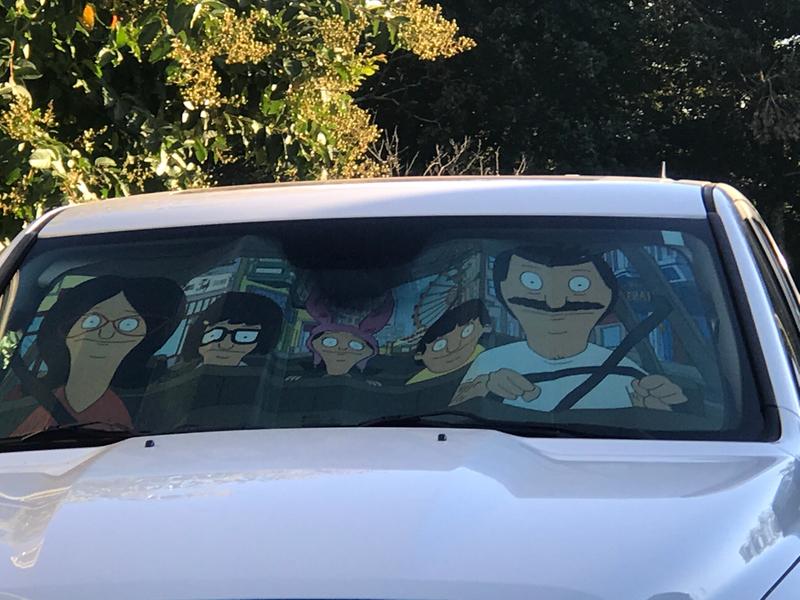 Bob's burgers on sale window shade