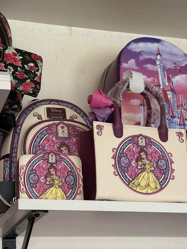 Loungefly Disney Beauty and the Beast Belle Stained Glass Portrait