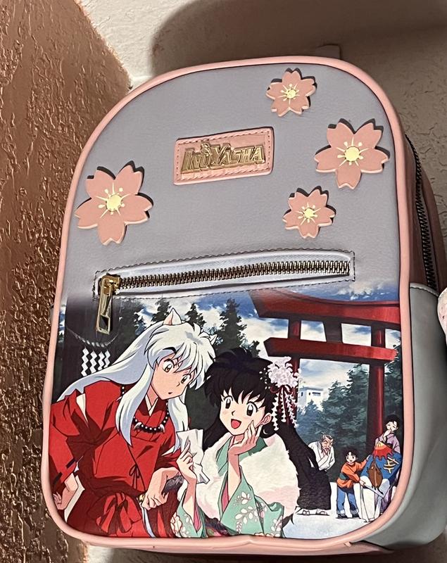 InuYasha Cast with Sakura Flowers Mini Backpack - BoxLunch top Exclusive