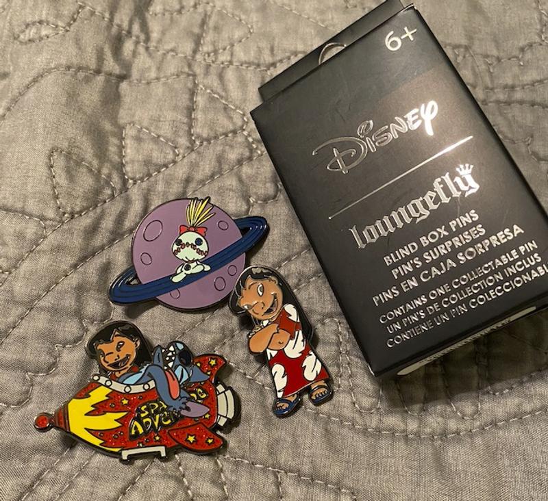 Loungefly Disney Lilo & Stitch Angel and Stitch Blind Box Pin – Forever PB  & J