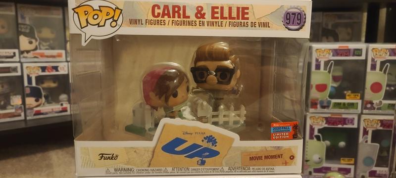  Funko POP! Movie Moments Disney Pixar's UP Carl and Ellie 979  NYCC 2020 Shared Exclusive : Toys & Games