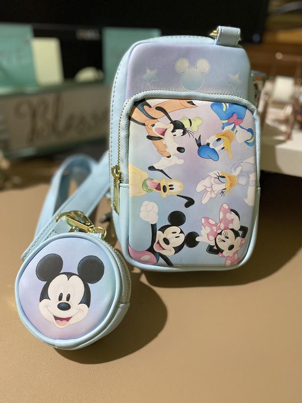 Loungefly Disney Mickey and Friends Crossbody Bag with Coin