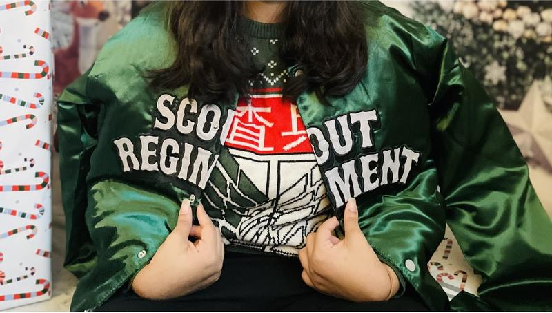 Attack on Titan Scout Regiment Bomber Jacket - BoxLunch Exclusive