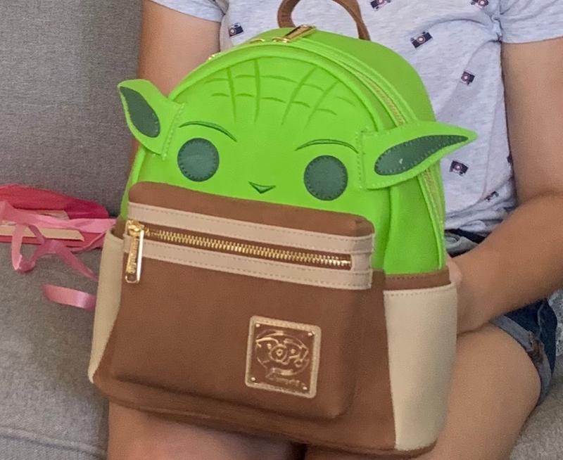 Loungefly Funko Pop! Star Wars Yoda Figural Mini Backpack  display picture 2