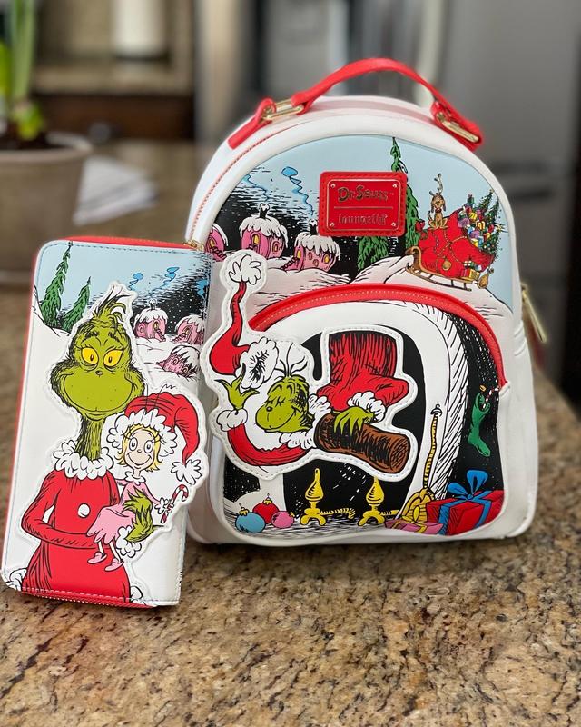 Loungefly x Dr. Seuss How the Grinch Stole Christmas Mini Backpack