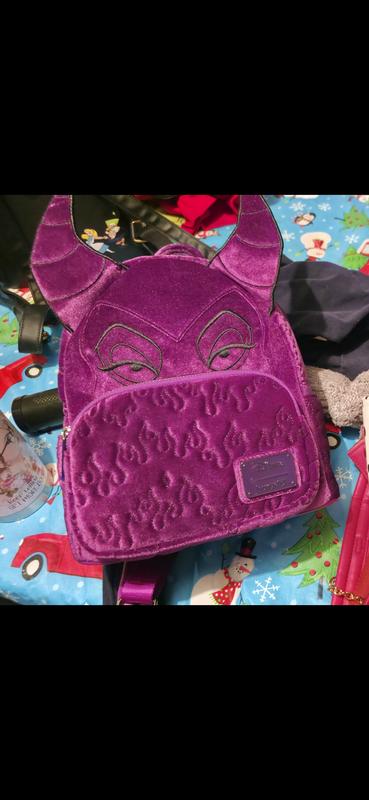 Loungefly Disney Sleeping Beauty Purple Velvet Maleficent  display picture 1