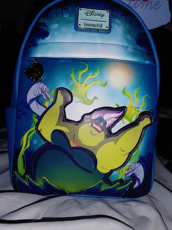 NWT IN HAND- LOUNGEFLY DISNEY ARIEL/URSULA DEC BACKPACK PALM EXCLUSIVE