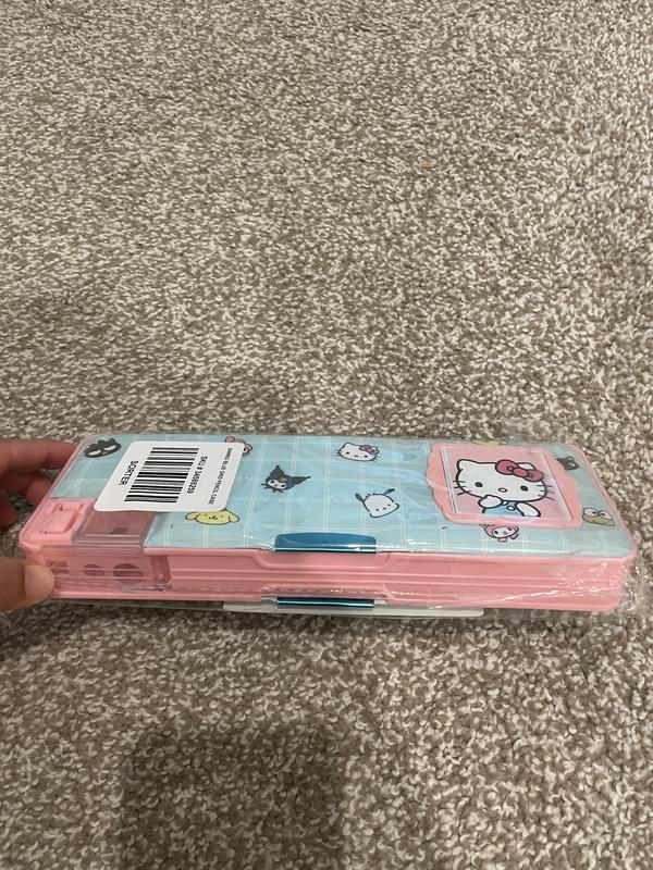 Hello Kitty Pencil Case High Capacity Kids PU Pencil Bag Sanrio Kuromi