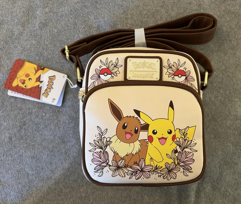 Loungefly Borsa A Tracolla Pokémon Eevee Evolutions, 20x20x4,7 Cm, Tasca Esterna, Per Fan