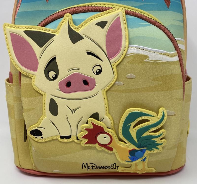 Loungefly Disney Moana Pua & Hei Hei Sunset Mini Backpack  display picture 2