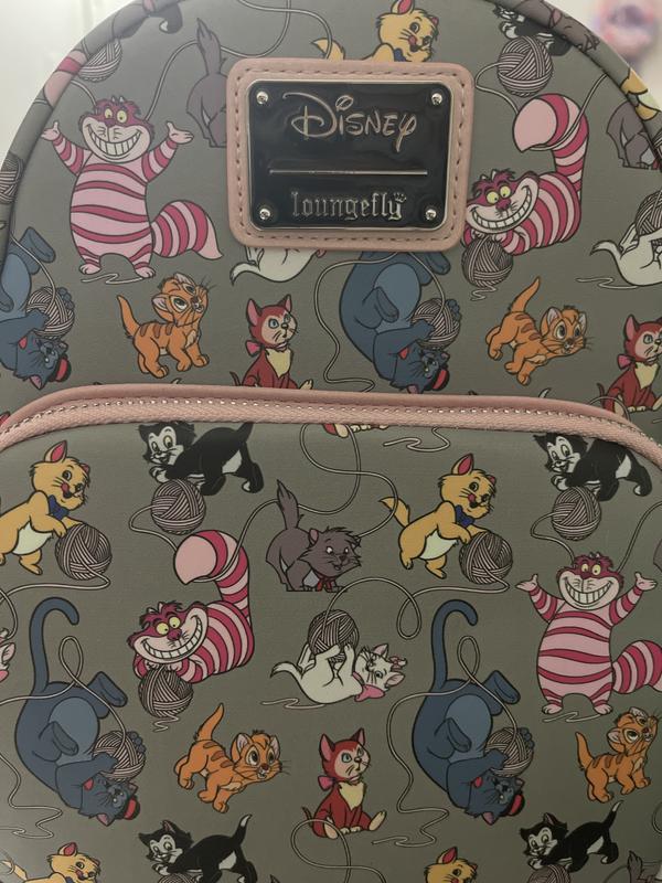 Loungefly Disney Cats Yarn Allover Print Mini Backpack  display picture 1