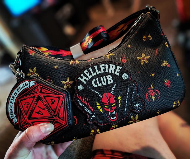 Loungefly Stranger Things Hellfire Club Icons Allover Print