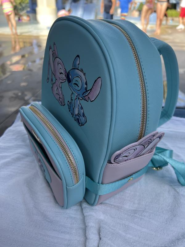 Disney Lilo & Stitch Backpack 16 Detachable Lunch Box Set Angel Stitch New