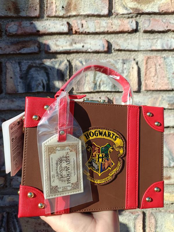 Loungefly Harry Potter Hogwarts Trunk Case Figural Crossbody