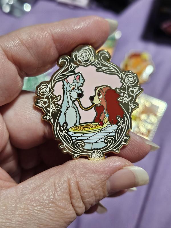 Disney Lady and the Tramp Portrait Blind Box Enamel Pin — BoxLunch