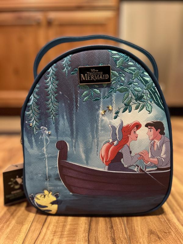 Loungefly Disney Exclusive Little Mermaid Kiss The Girl Ariel Mini Backpack  NWT