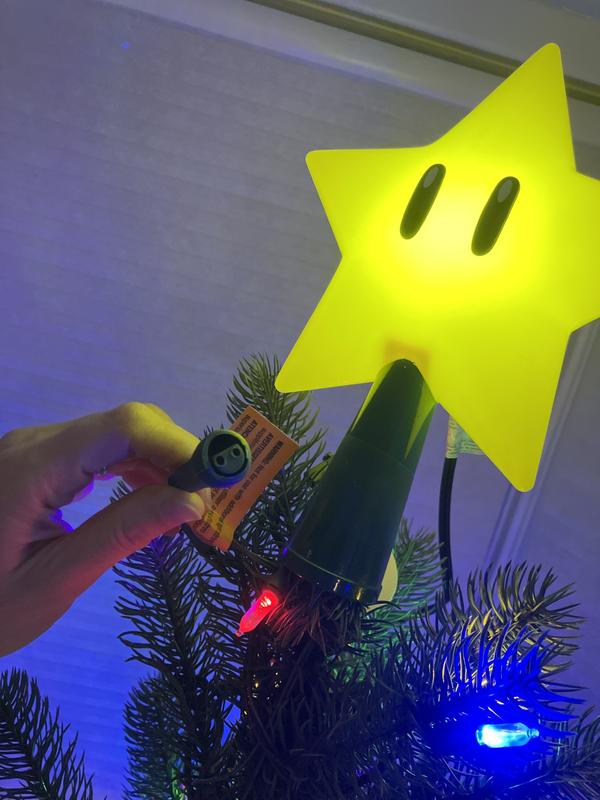 Mario star deals tree topper gamestop