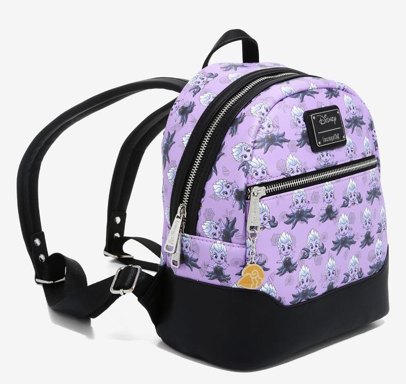 Loungefly X LASR Exclusive Disney Little Mermaid Ursula & Vanessa  Lenticular Mini Backpack - Fashion Cosplay Disneybound Cute Backpacks