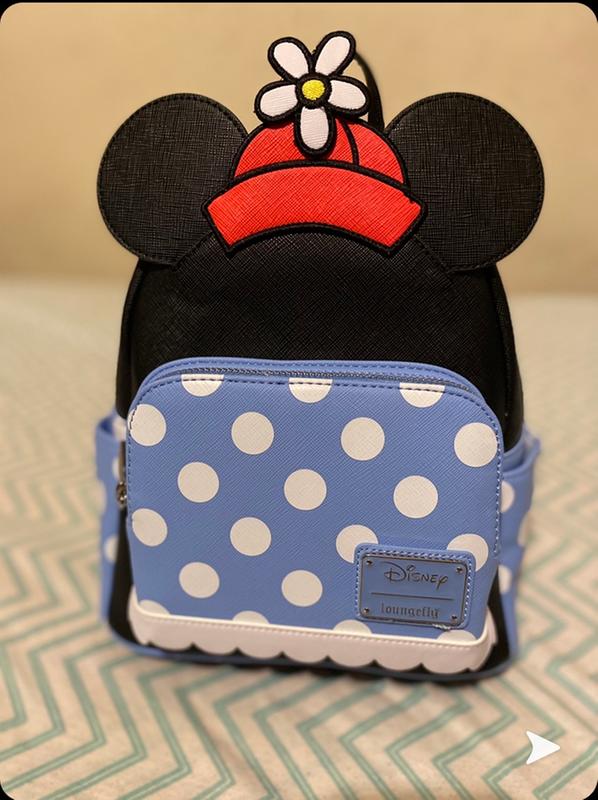 Polka online Dot Denim Minnie Mouse Loungefly