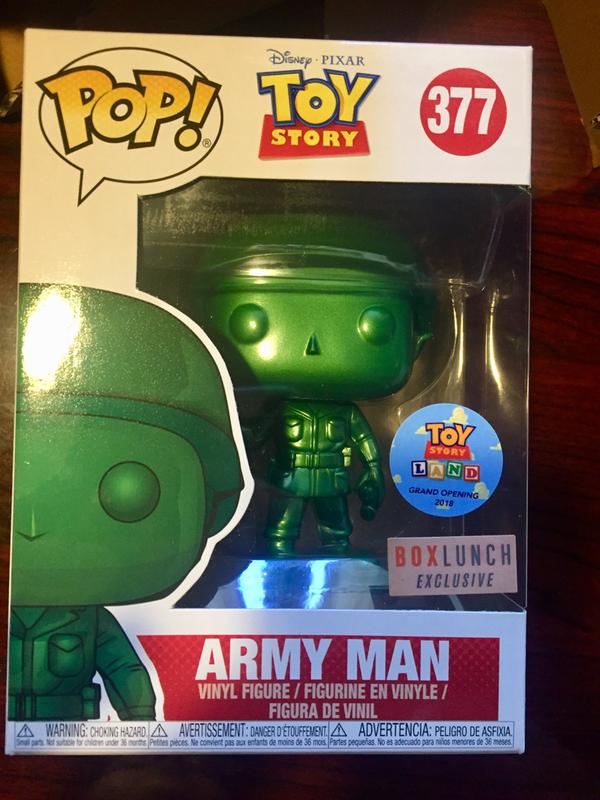 Metallic army man sales pop